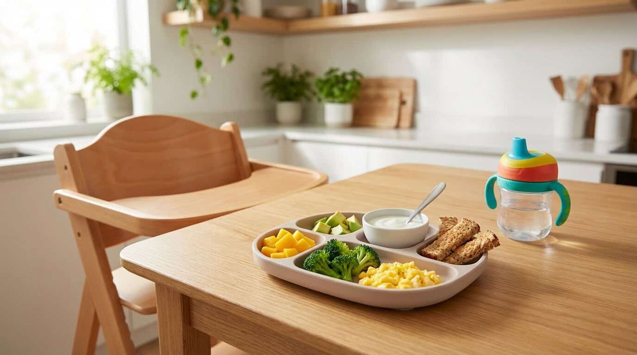 Essensplan Baby 11 Monate: 3 Mahlzeiten, 2 Snacks & Milch