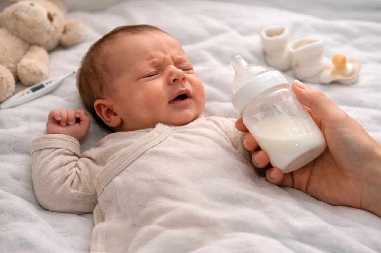 Baby trinkt plötzlich weniger? Gründe & wann zum Arzt