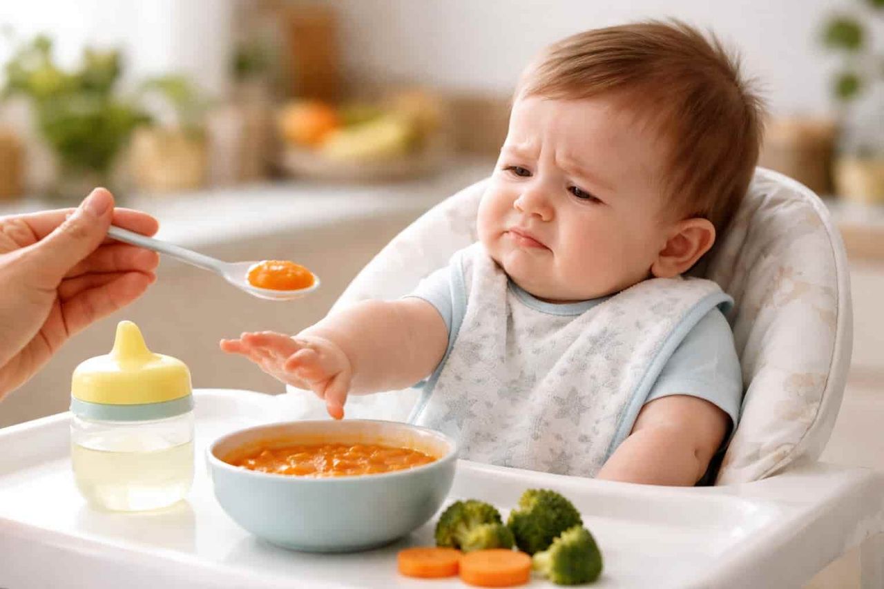 Baby 6 Monate kein Interesse am Essen: Gründe & was hilft