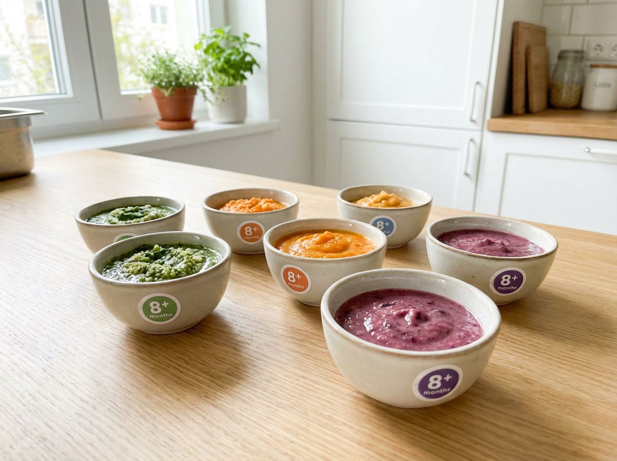Was dürfen Babys mit 8 Monaten essen? Tagesplan & Rezepte
