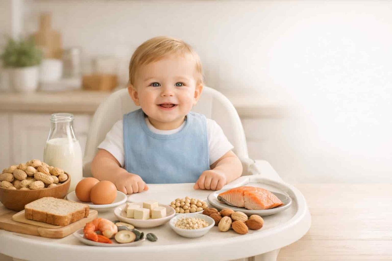 Top 10 Allergene für Babys sicher einführen
