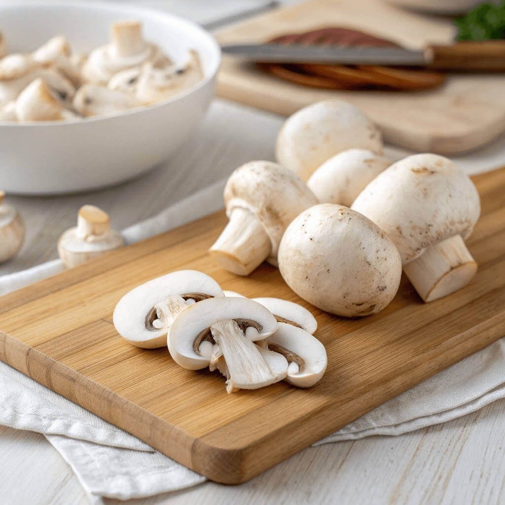 Weißer Champignon für Babys - Beikost und BLW Zubereitung