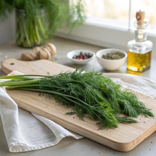 Dill Beikost für Babys ab 6 Monaten Dill für Babys - Beikost und BLW Zubereitung