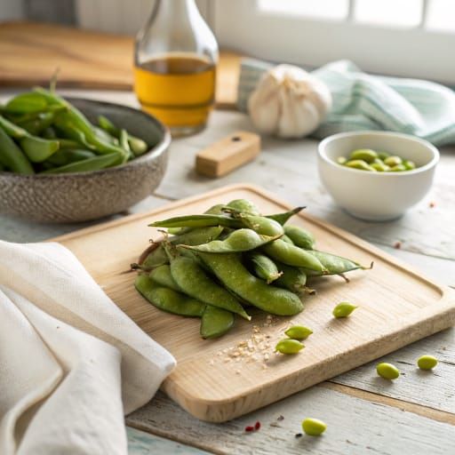 Edamame für Babys - Beikost und BLW Zubereitung