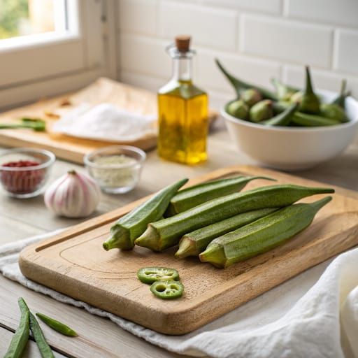 Okra für Babys - Beikost und BLW Zubereitung