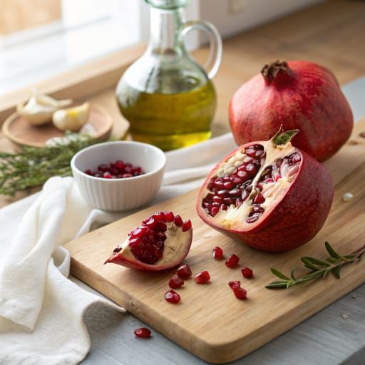 Granatapfel für Babys - Beikost und BLW Zubereitung