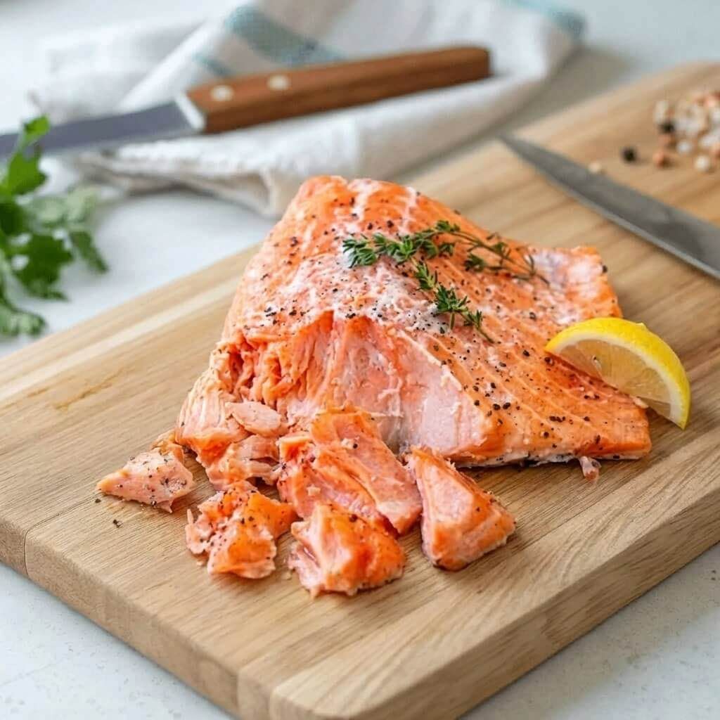 Lachs für Babys - Beikost und BLW Zubereitung