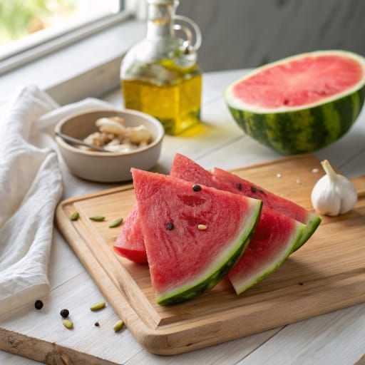 Wassermelone für Babys - Beikost und BLW Zubereitung