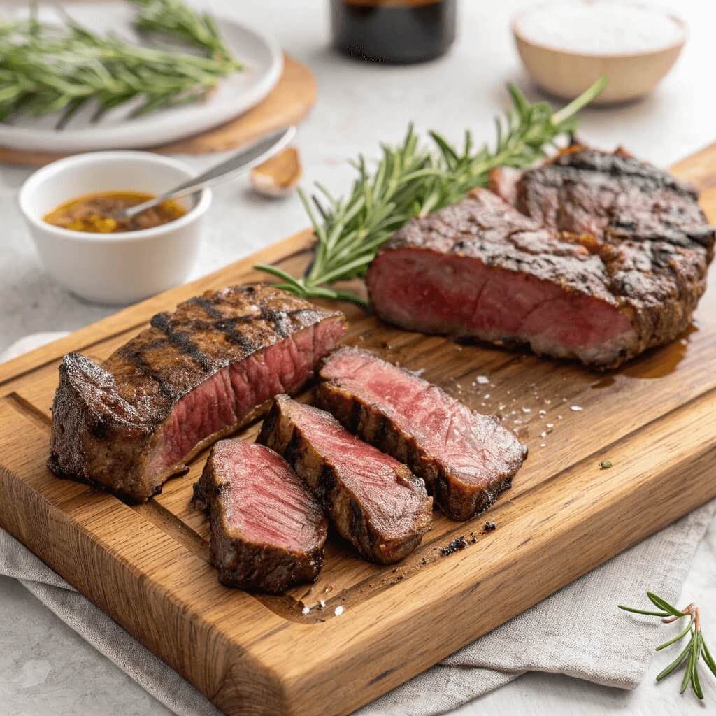 Steak Beikost für Babys ab 6 Monaten Steak für Babys - Beikost und BLW Zubereitung